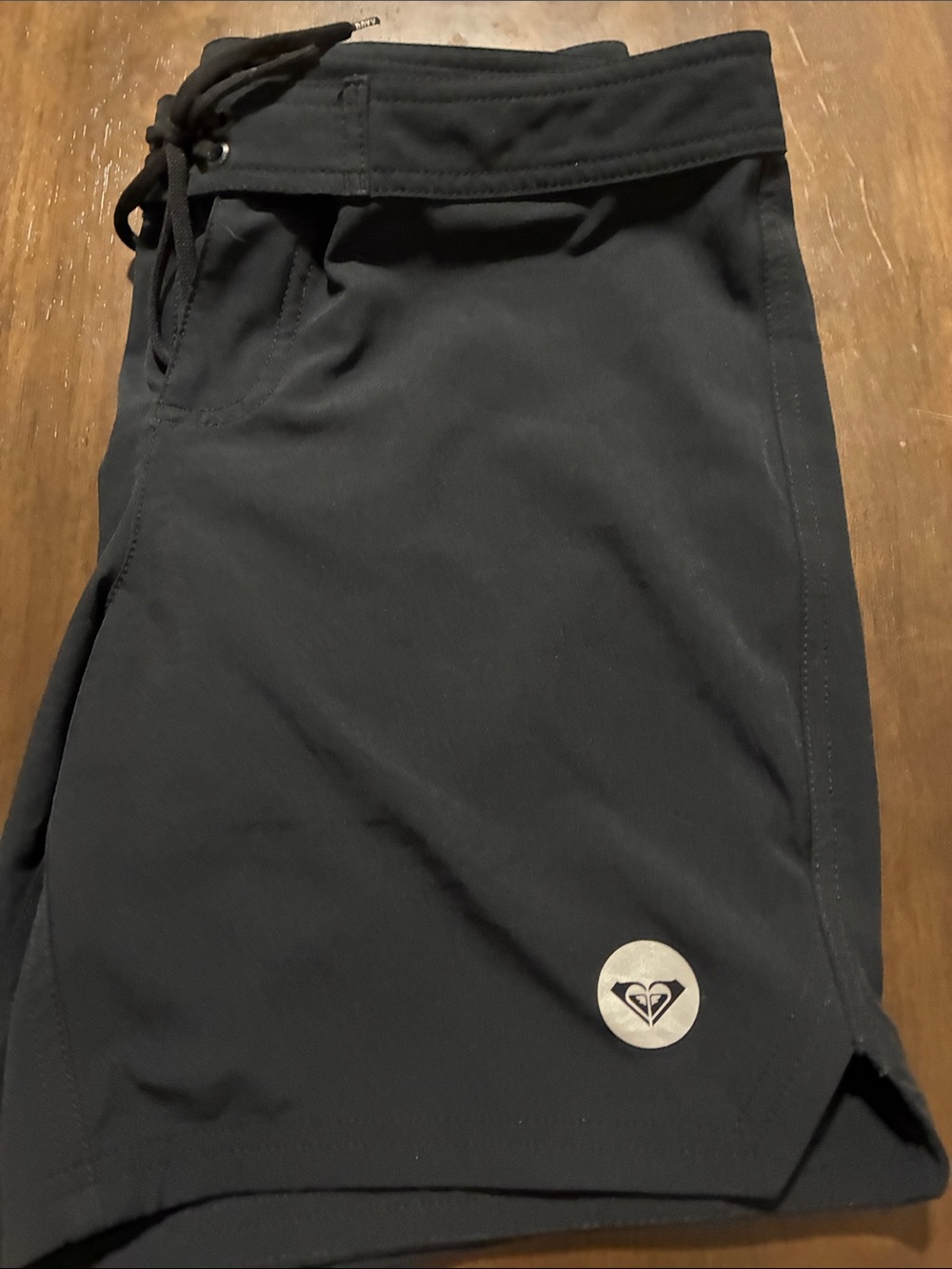 Roxy Women's Black Boardshorts with Logo
